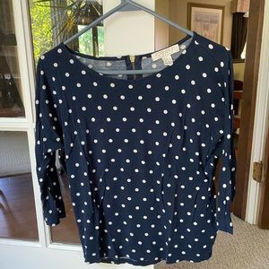Polka dot blouse